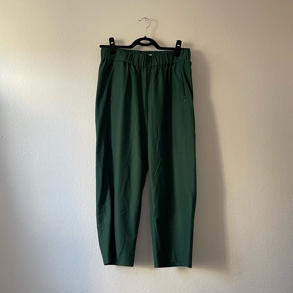 Weekday Green Elastic Trouser Pant